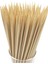 Bambu Çöp Şiş Ahşap Çubuk 100 Adet Bambu Ahşap Şiş Çubukları 25 cm 3 mm Bambu Ahşap 100 Adet Barbekü Şiş Parti Izgarası 1