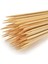 Bambu Çöp Şiş Ahşap Çubuk 100 Adet Bambu Ahşap Şiş Çubukları 25 cm 3 mm Bambu Ahşap 100 Adet Barbekü Şiş Parti Izgarası 2