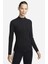 Yoga Dri-Fit Luxe Fitted Full-Zip Siyah Kadın Sweatshirt 1