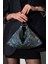 Gümüş Hologram Pul Payet Detaylı İki Şekilli Clutch Abiye Çanta Tekstil Malzeme ile Şık Tasarım 1
