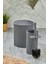 2 Parça Yuvarlak Banyo Seti - Çöp Kovası Wc Fırçası Set 2
