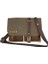 Halwara Mumlu Kanvas & Hakiki Deri Postacı Çantası (Messenger Bag) 22X31 cm / 13 Inç 1