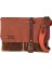 Halwara Mumlu Kanvas & Hakiki Deri Postacı Çantası (Messenger Bag) 22X31 cm / 13 Inç 1