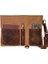 Halwara Mumlu Kanvas & Hakiki Deri Postacı Çantası (Messenger Bag) 22X31 cm / 13 Inç 5