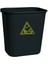 Antistatik Esd Siyah Iletken Çöp Kovası 35 Litre IZ-WB35 1