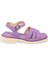 Lila Hakiki Deri Kadın Sandalet - K24Y1SN67157-S1T 3