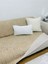 Kaymaz Taban Süngerli Kadife Koltuk - Çekyat Örtüsü 170X210 Bej 3