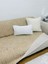 Kaymaz Taban Süngerli Kadife Koltuk - Çekyat Örtüsü 170X210 Bej 6