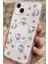 Hello Kitty Desenli Magsafe Özellikli Sert Şeffaf Kılıf iPhone 13-14-15 Uyumlu Silikon 4