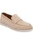 Bej Hakiki Süet Deri Erkek Loafer - E24I1AY56788-B79 1