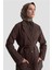 Kırışık Efektli Blazer Ceket 25KD9004 Kahverengi 1