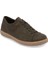 Yeşil Hakiki Nubuk Deri Erkek Sneaker - E24I1AY56824-G98 1