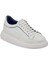 Beyaz Hakiki Deri Erkek Sneaker - E24I1AY56837-C73 1