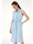 Kadın Açık Mavi Elbise (Dokuma) 50306605-VR003 2