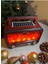 FP-2393-S Epe Şömineli Nostaljik Radyo Güneş Enerji Panelli Bluetooth Speaker 3