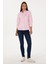 Kadın Pembe Gömlek Basic 50316711-VR041 4