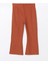 Lcw Kids Kahverengi Beli Lastikli Basic Kız Bebek Tayt Pantolon 1