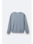 Kadın Blue Oversize Sweatshirt L 2
