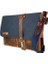Halwara Mumlu Kanvas & Hakiki Deri Postacı Çantası (Messenger Bag) 22X31 cm / 13 Inç 2