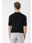 Slim Fit Bisiklet Yaka Kısa Kol Siyah Triko Tr 869 5