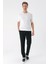 Slim Fit Bisiklet Yaka Kısa Kol Beyaz Triko Tr 869 3