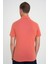 Comfort Fit Polo Yaka Modal Karışım Kısa Kol Casual Turuncu Tişört Ts 903 5