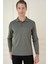Ts 893 Slim Fit Haki Spor T-Shirt 3