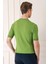 Slim Fit Bisiklet Yaka Kısa Kol Yeşil Triko Tr 869 5