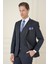 Slim Fit Çift Yırtmaç Düz Lacivert Klasik Takım Elbise Tk 913 3