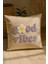 Mor Good Vibes Yazılı Desenli Punch Kırlent Yastık Kılıfı 1