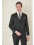 Slim Fit Çift Yırtmaç Düz Siyah Klasik Takım Elbise Tk 913 3