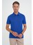 Comfort Fit Polo Yaka Modal Karışım Kısa Kol Casual Koyu Mavi Tişört Ts 903 2