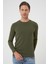 Ts 887 Slim Fit Haki T-Shirt 4