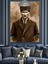 Mustafa Kemal Atatürk Portresi Dekoratif Kanvas - Mdf Ahşap Tablo 2