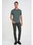 Comfort Fit Bisiklet Yaka Esnek Pamuk Casuel Çağla Tişört Ts 885 1