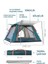 Tenteli 6 Kişilik Tam Otomatik Kamp Çadırı 4