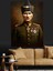 Askeri Üniformalı Mustafa Kemal Atatürk Dekoratif Kanvas - Mdf Ahşap Tablo 1