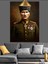 Askeri Üniformalı Mustafa Kemal Atatürk Dekoratif Kanvas - Mdf Ahşap Tablo 2