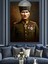Askeri Üniformalı Mustafa Kemal Atatürk Dekoratif Kanvas - Mdf Ahşap Tablo 3