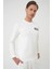 Ts 888 Slim Fit Ekru Spor T-Shirt 4