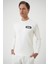 Ts 888 Slim Fit Ekru Spor T-Shirt 5