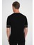 Comfort Fit Bisiklet Yaka Kısa Kollu Siyah Triko Tr 882 5