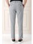 Comfort Fit Beli Lastikli Balıksırtı Dokuma Casuel Gri Pantolon P 1155 5