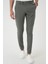 Slim Fit Yan Cepli Düz Esnek Casual Su Yeşili Pantolon P 1144 1