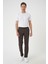 Comfort Fit Beli Lastikli Toprak Jogger Pantolon P 1185 1