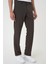Comfort Fit Beli Lastikli Toprak Jogger Pantolon P 1185 3