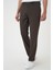Comfort Fit Beli Lastikli Toprak Jogger Pantolon P 1185 4