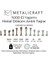 MC46 Büyük Boy Metal Satranç Takımı 37X37CM Doğal Ahşap Kayın Tahta – El Yapımı Antik Metal Taşlar 3