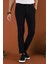 P 1121 Slim Fit Siyah Spor Pantolon 4