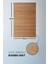 %100 Doğal Bambu Kaydırmaz Banyo Matı ve Çamaşır Makinesi Üstü Örtüsü – Suya Dayanıklı, Naturel, 80x50 cm 3